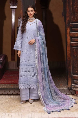 Bazar by Nureh Embroidered Lawn Suit Unstitched 4 Piece NU25BS NE-108 - Summer Collection