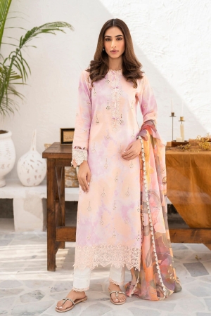 Shezlin by Aabyaan Embroidered Chikankari Suits Unstitched 3 Piece ABY24S AR-05 Nuray - Summer Collection