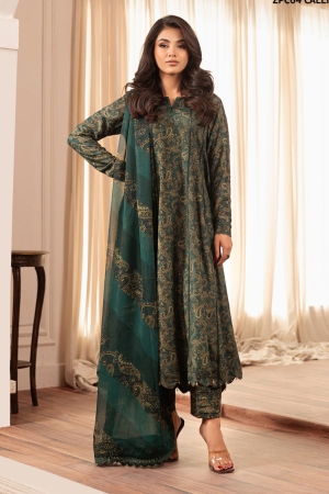 Zarif Luxury Prints Suits Unstitched 3 Piece - ZPC 04 CALLIE - Exclusive Collection